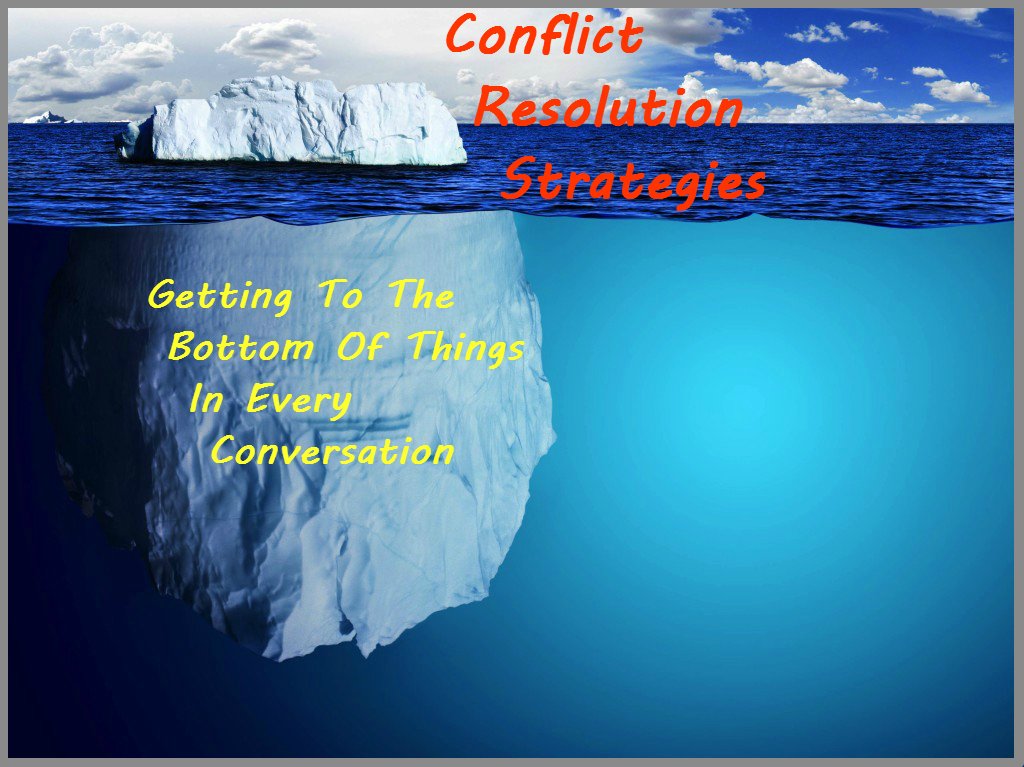 Asaf Shani Conflict Resolution Strategies Getting To The Bottom Of